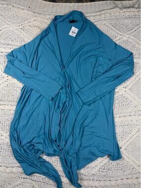 J. Jill Women's Open Cardigan Long Sleeves Jersey Size M Wearever Collection NWT
